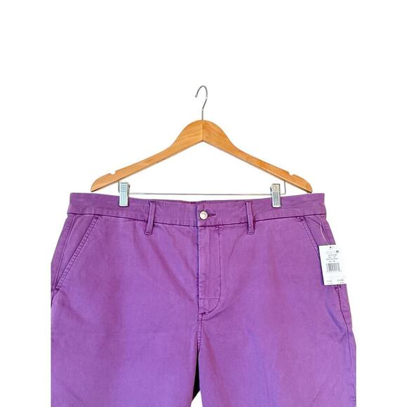 Joe’s Jeans Men Stretch Straight Kinetic Brixton Trouser Short Size 38 Lilac NWT - Picture 6 of 9